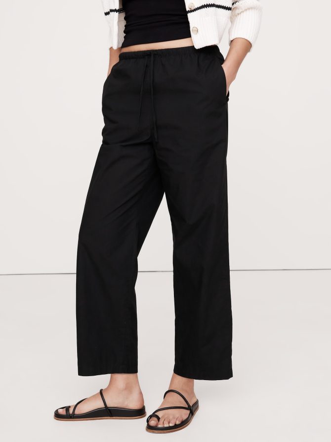 Cotton Poplin Pull-On Pant - Image 6