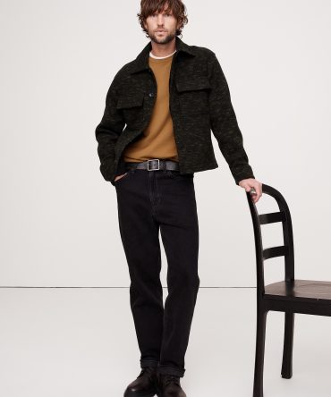 Ribbed Shirt Jacket
