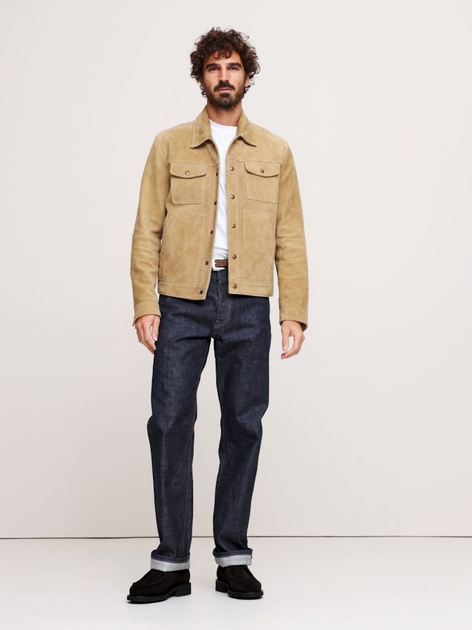 Suede Trucker Jacket - Image 2