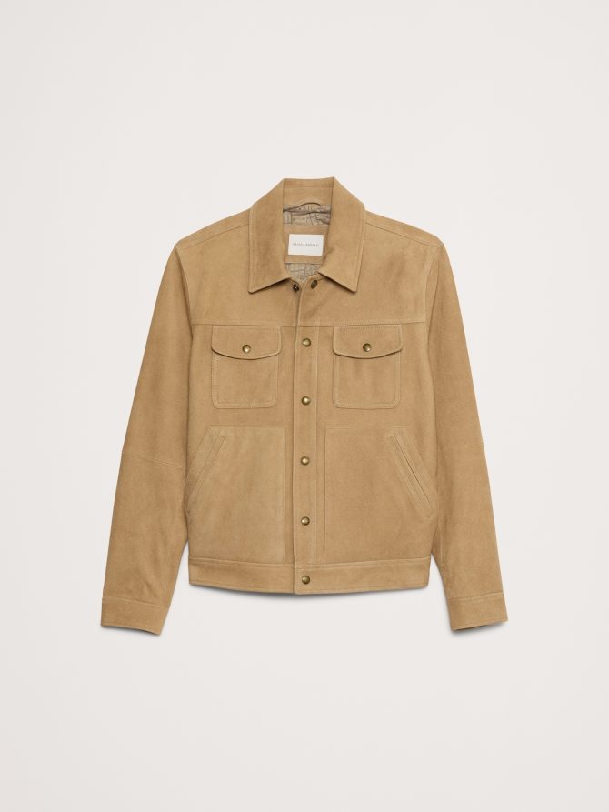Suede Trucker Jacket - Image 5