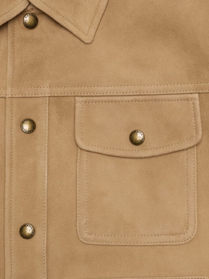 Suede Trucker Jacket - Image 6