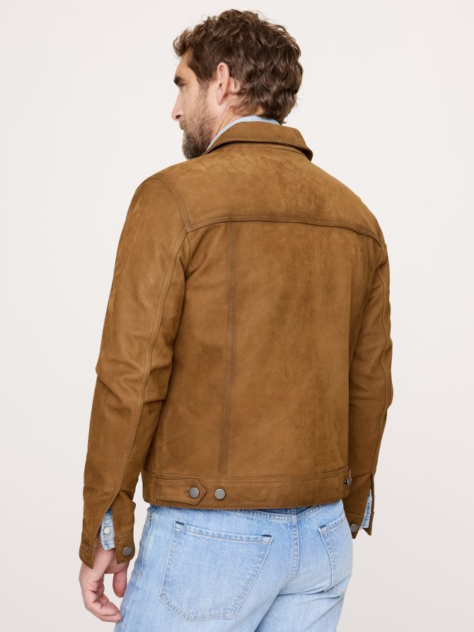 NUBUCK LEATHER TRUCKER JACKET - Image 3