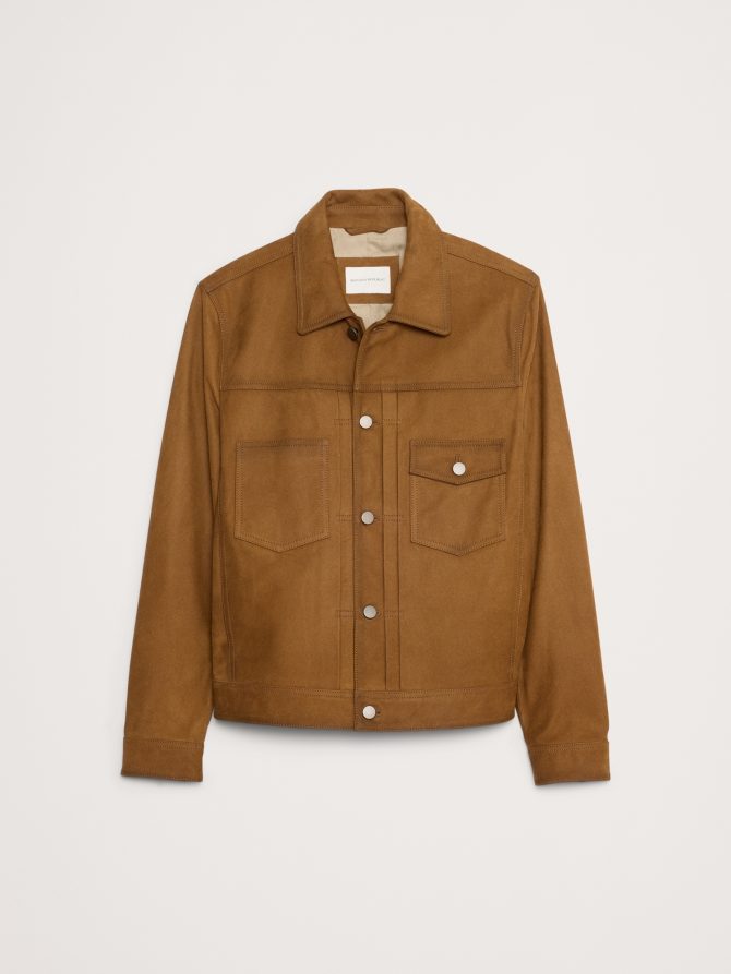 NUBUCK LEATHER TRUCKER JACKET - Image 5