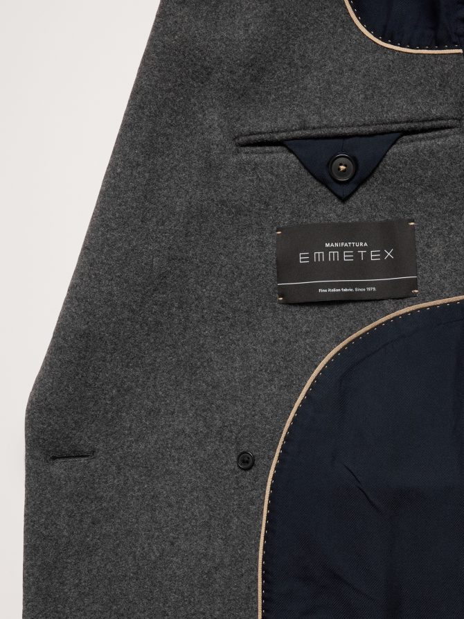 Italian Melton Double-Breasted Topcoat - Image 6