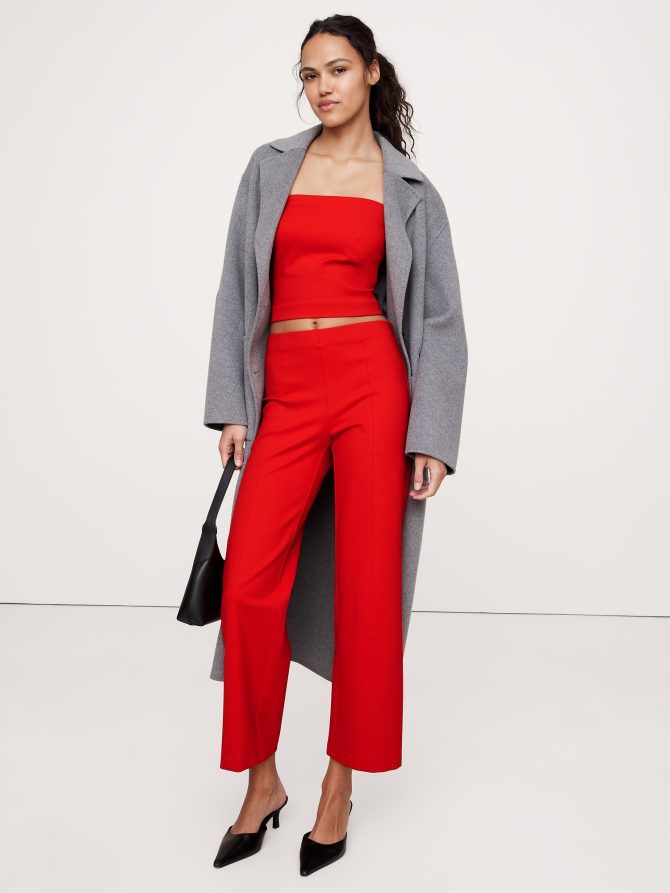 Straight Everywhere Ponte Ankle Pant