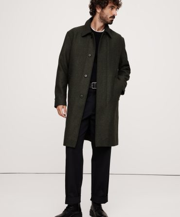 Italian Tweed Car Coat