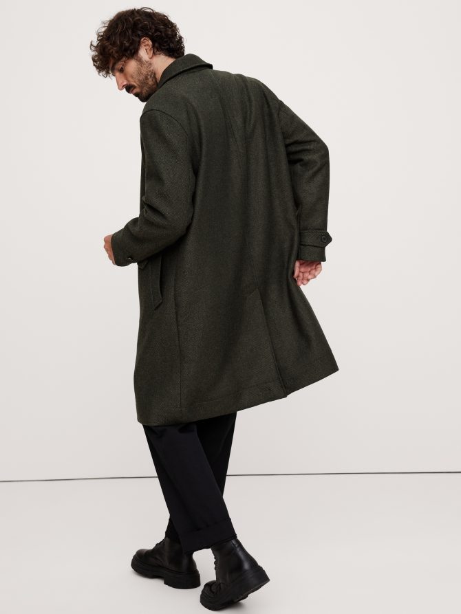 Italian Tweed Car Coat - Image 4