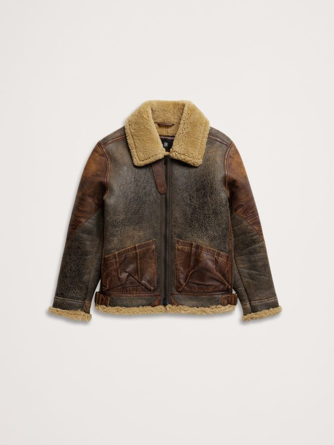 Shearling Flight Jacket - Image 4