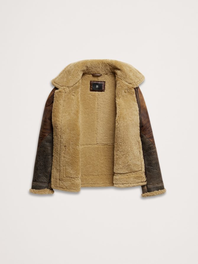 Shearling Flight Jacket - Image 5