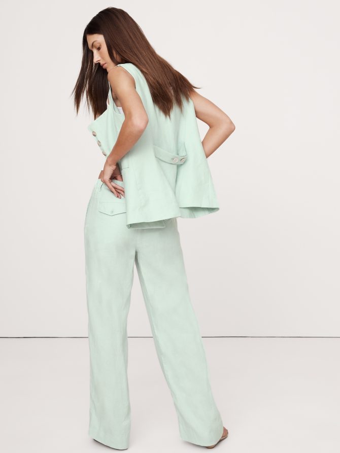The Everyday Wide-Leg Linen Pant - Image 2