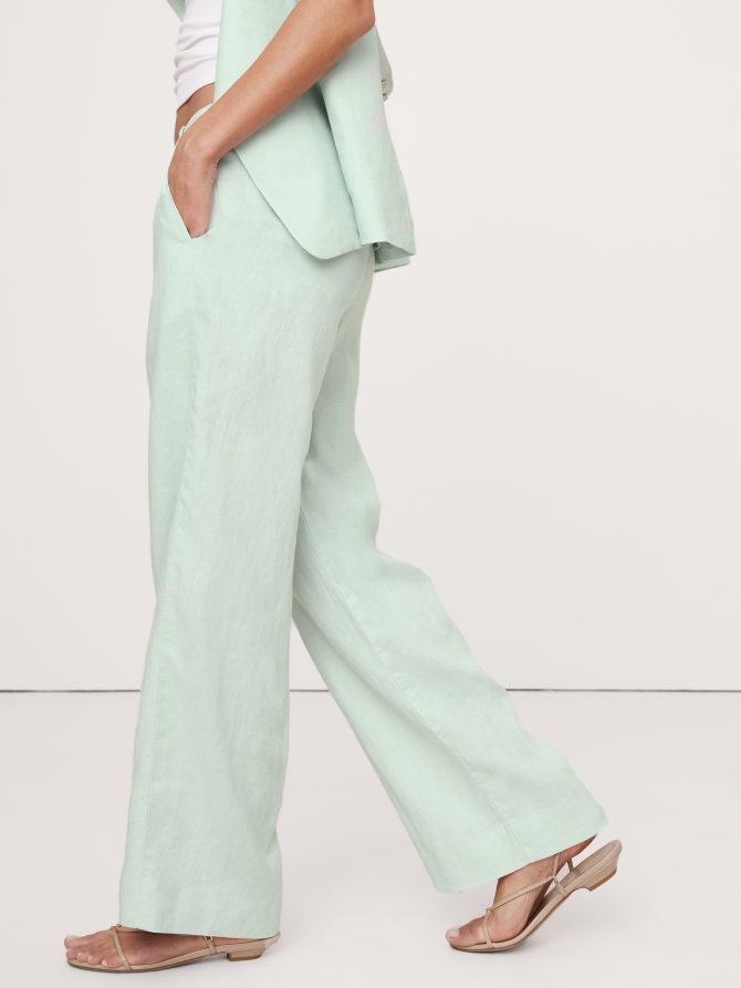 The Everyday Wide-Leg Linen Pant - Image 3