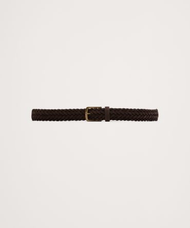 Braided Suede Belt
