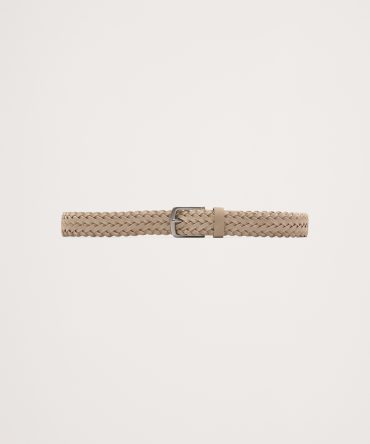Braided Suede Belt