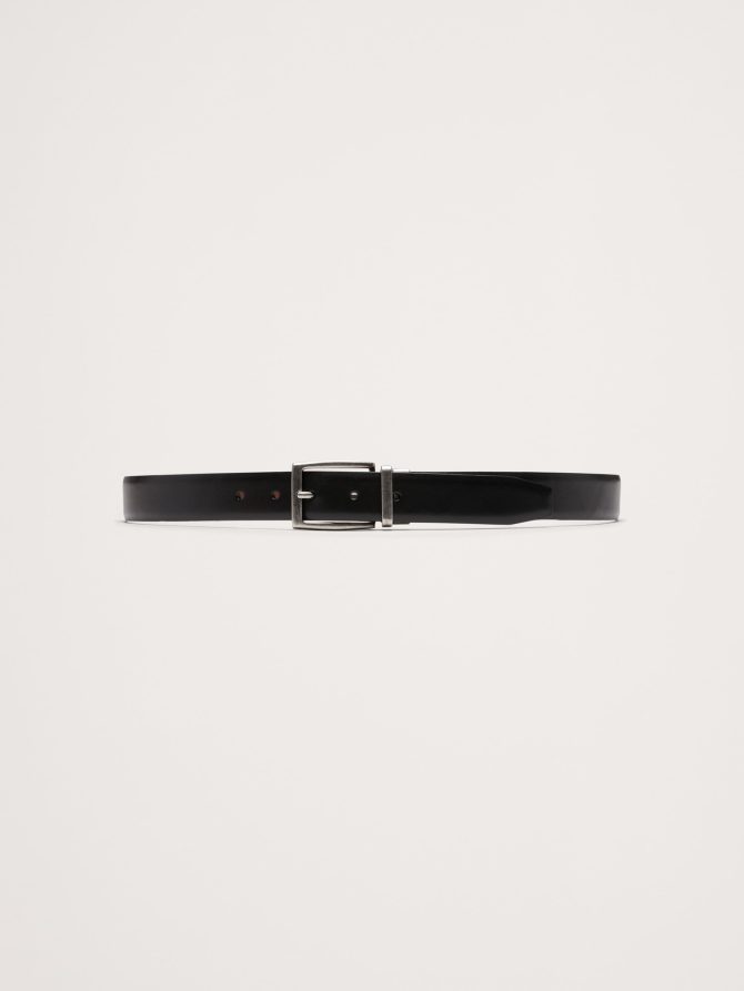 Reversible Leather Dress Belt