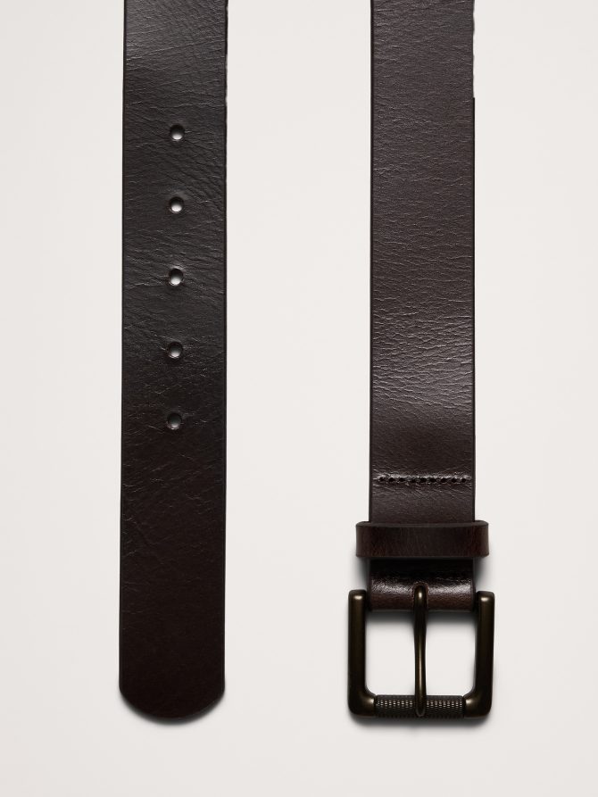 Tumbled Leather Belt - Image 2
