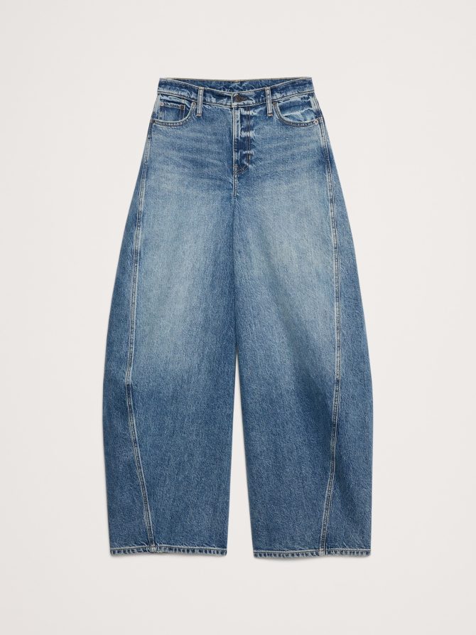 High-Rise Loose Twisted Barrel Jean - Image 5