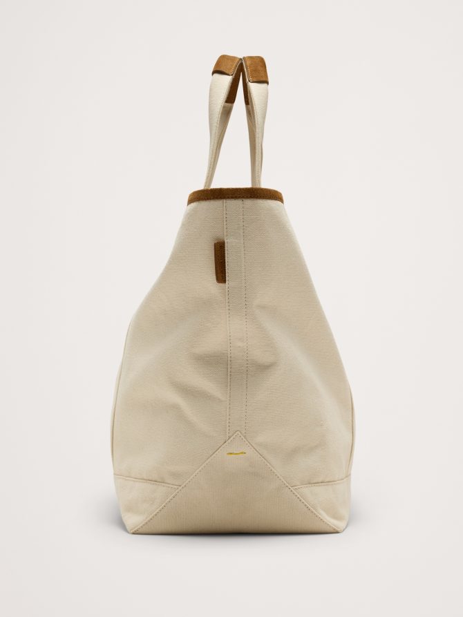 Canvas & Suede Weekend Tote - Image 2