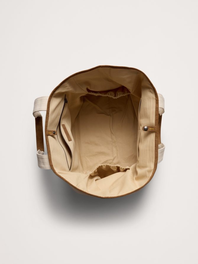 Canvas & Suede Weekend Tote - Image 4