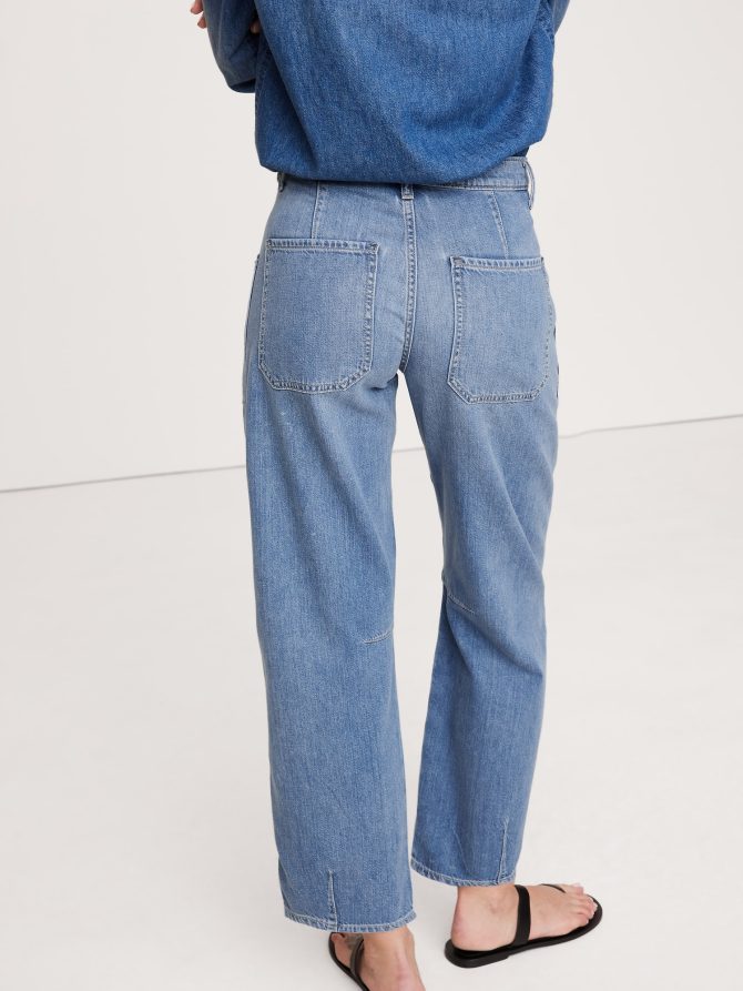 Mid-Rise Relaxed Utility Barrel Jean - Image 3
