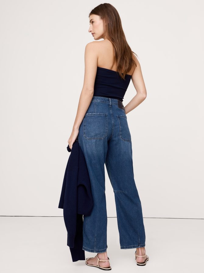 Mid-Rise Relaxed Utility Barrel Jean - Image 6