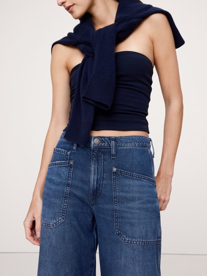 Mid-Rise Relaxed Utility Barrel Jean - Image 7