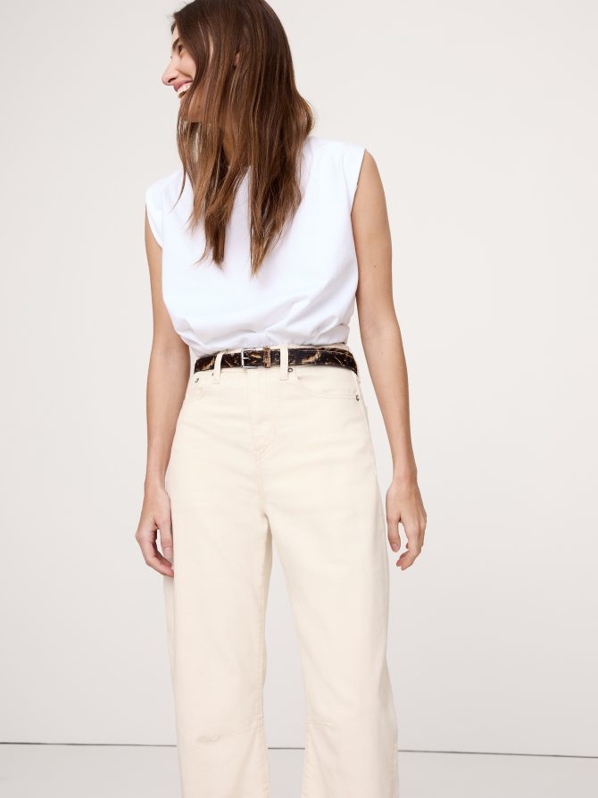 High-Rise Relaxed Barrel Ankle Jean - Image 7