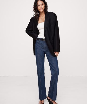 High-Rise Bootcut Ankle Jean