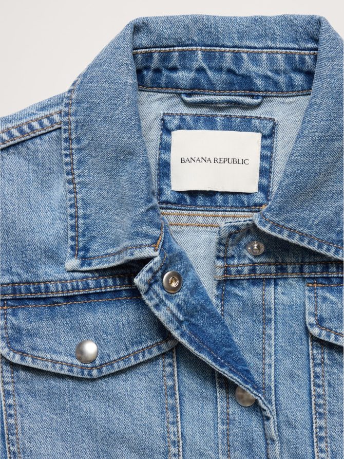 Denim Trucker Jacket - Image 6