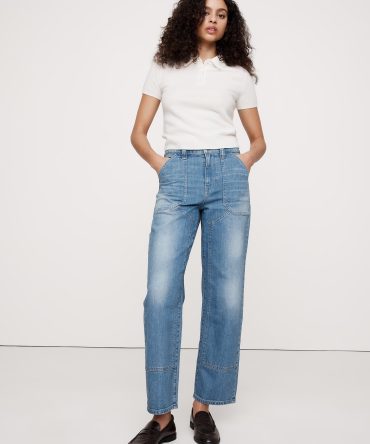 High-Rise Straight Cargo Jean