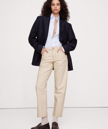 Mid-Rise Straight Ankle Jean