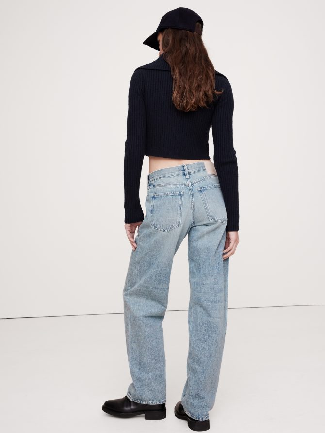 Mid-Rise Slouchy-Straight Jean - Image 3