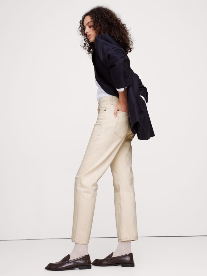 Mid-Rise Straight Ankle Jean - Image 7