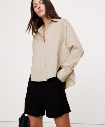 Oversized Side-Split Shirt