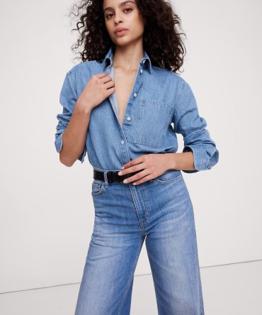 The Oversized Denim Shirt