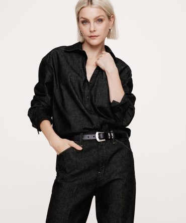 The Oversized Denim Tunic