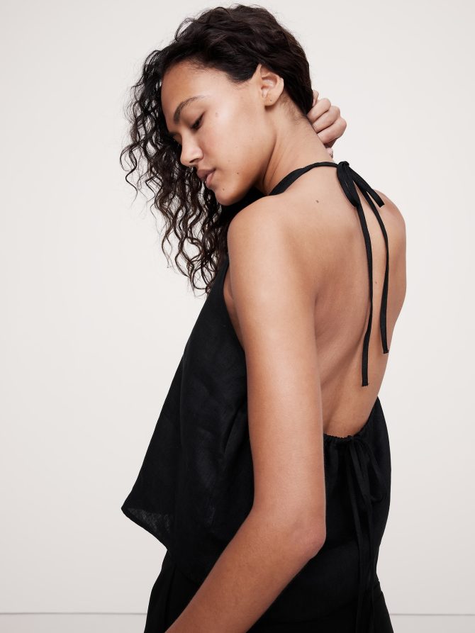 Linen Halter Top - Image 5
