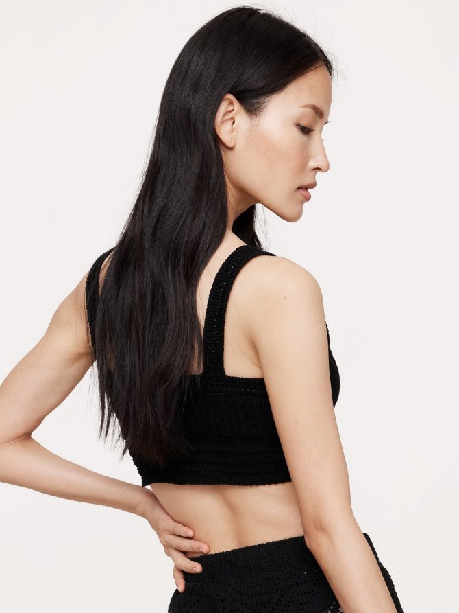 Cotton Crochet Bralette - Image 2