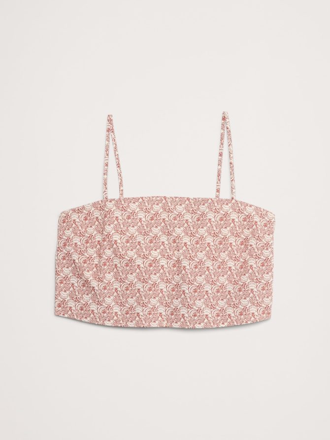 Cotton Poplin Cropped Cami - Image 5