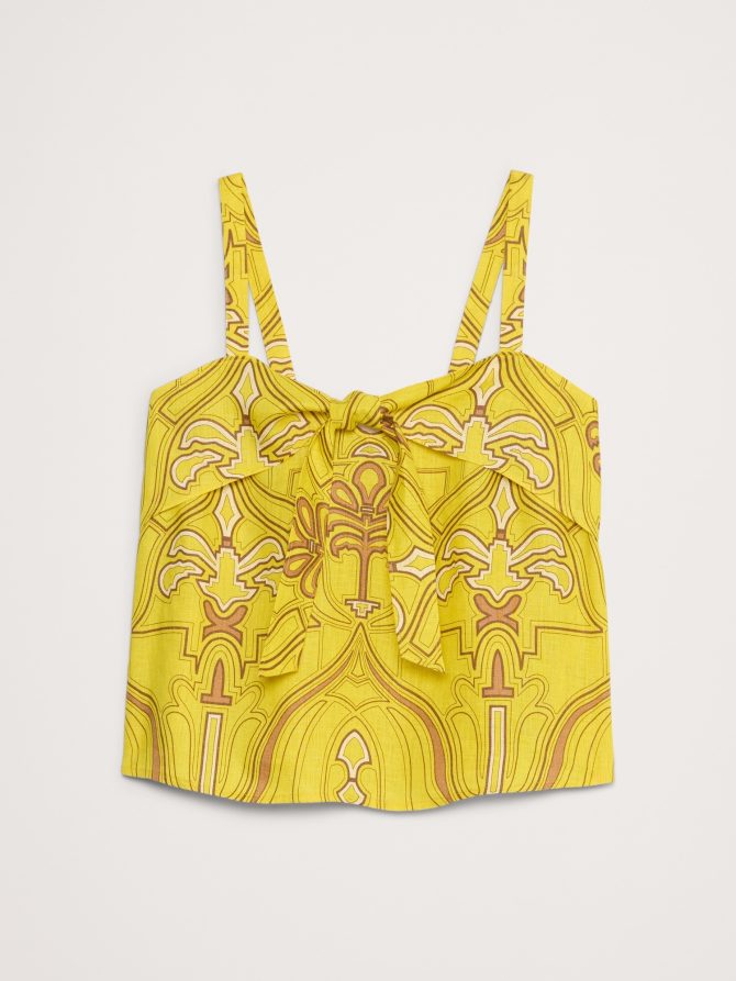 Linen Tie-Front Tank - Image 8