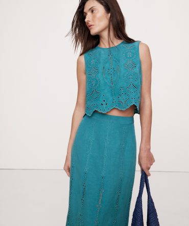 TENCEL™-Linen Eyelet Tank