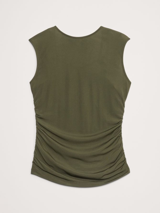 Crepe Knit Open-Back Top - Image 4