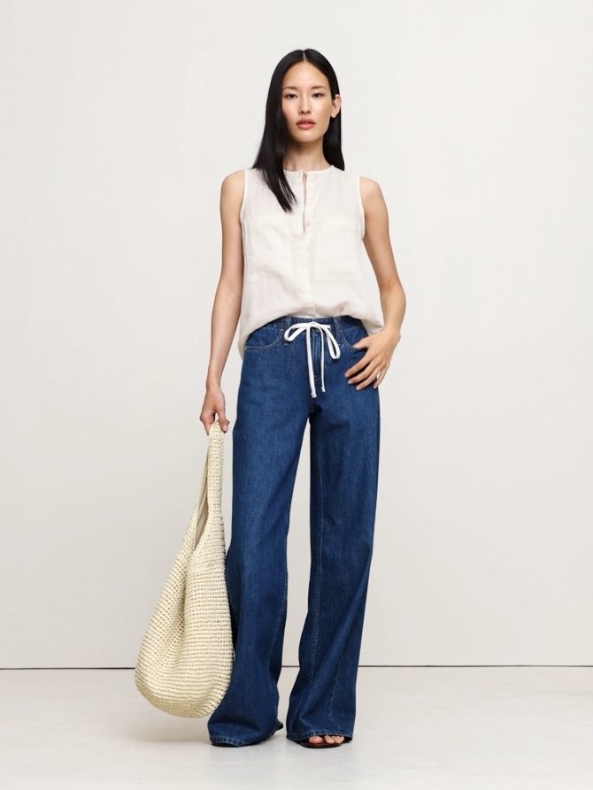 Linen Sleeveless Tunic - Image 2