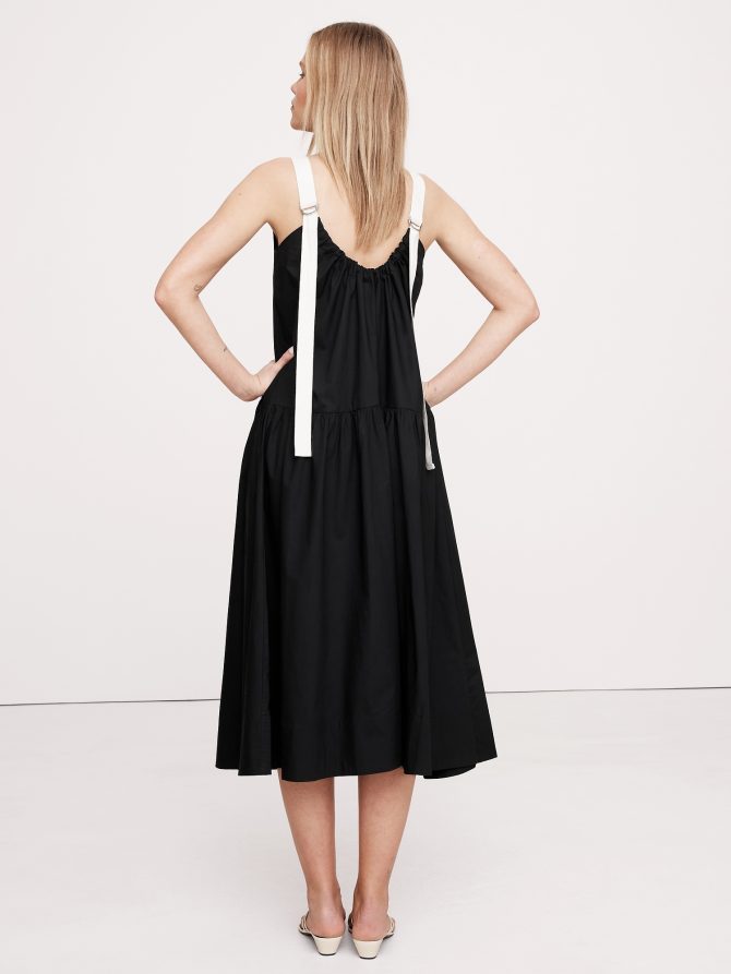 Cotton Poplin Swing Maxi Dress - Image 3