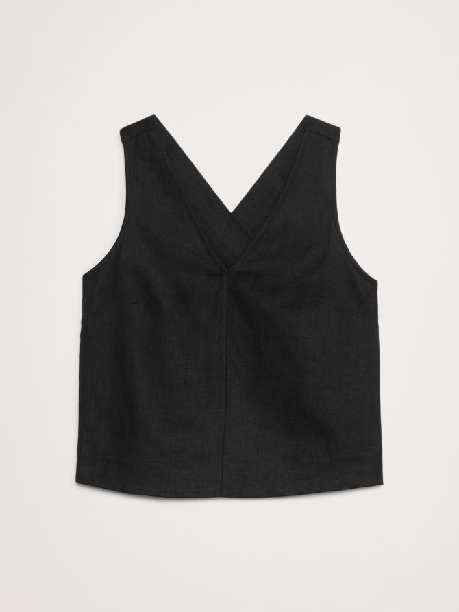 Linen Cross-Back Tank - Image 7