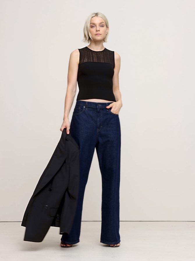 Sculpted Ribbed Top - Image 2