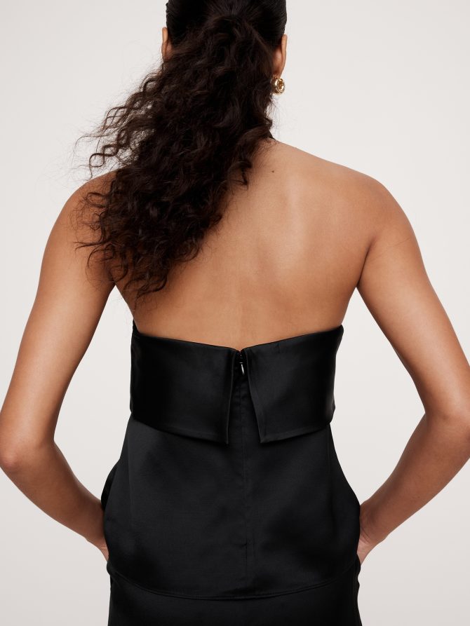 Italian Satin Halter Top - Image 2