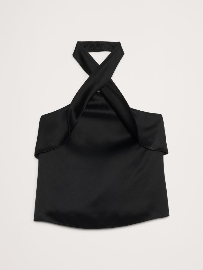 Italian Satin Halter Top - Image 4
