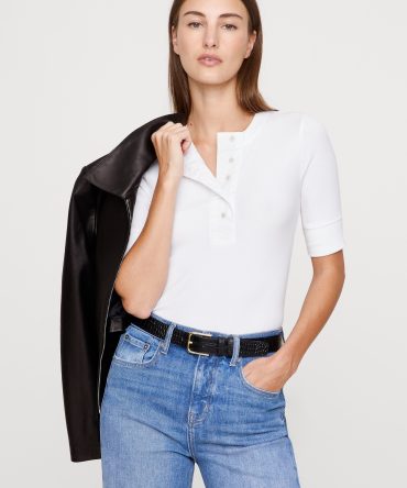 RIBBED HENLEY