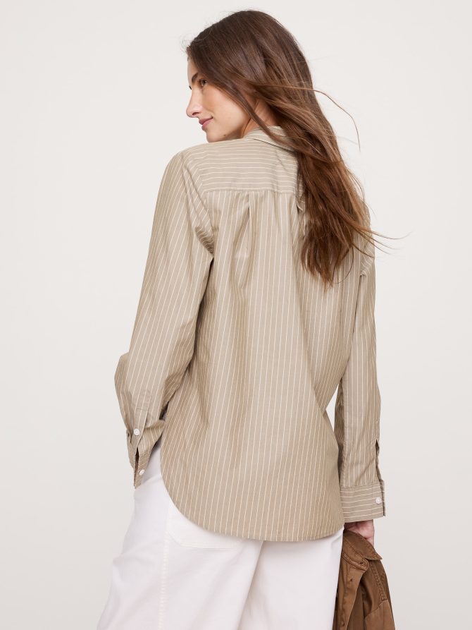 BOXY COTTON POPLIN SHIRT - Image 2