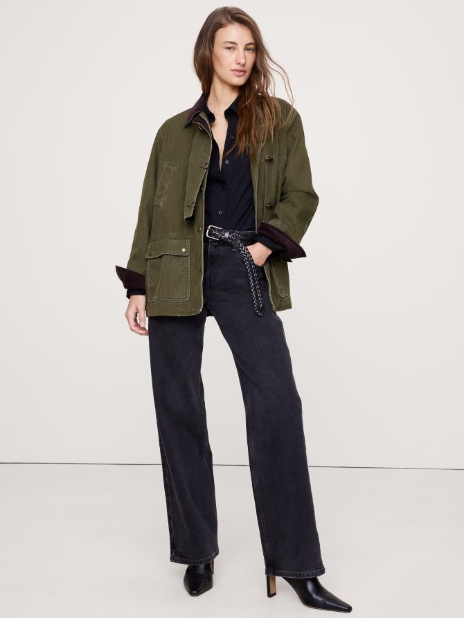BOXY COTTON POPLIN SHIRT - Image 6